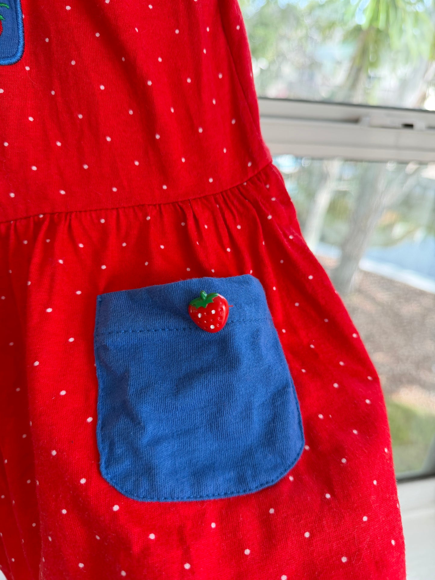 “pooh’s strawberry day” dress 5/6
