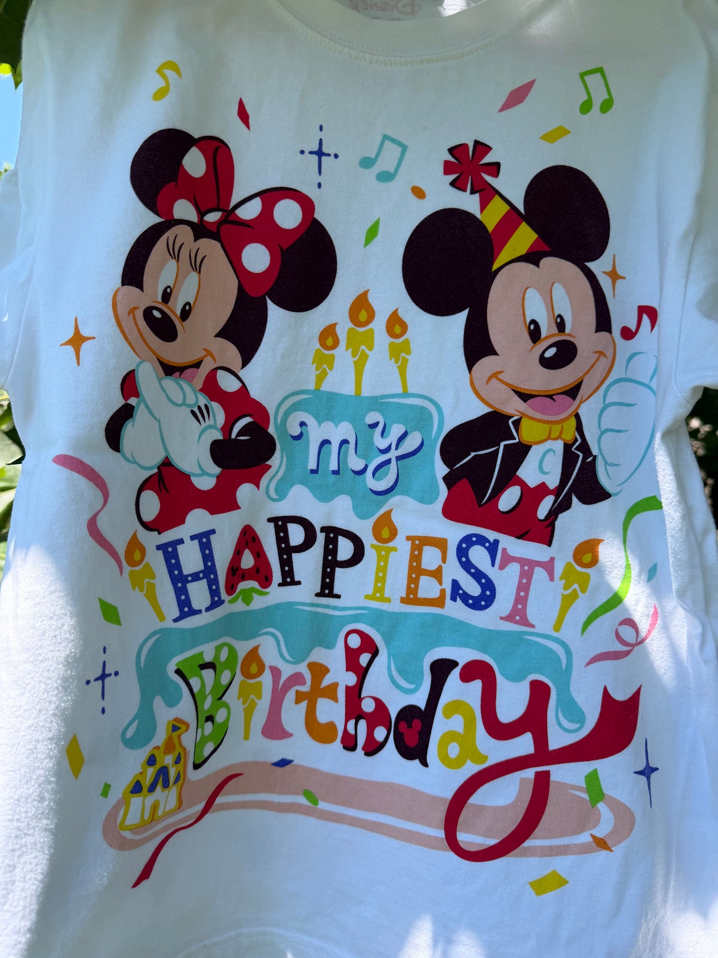 disney tokyo birthday tee