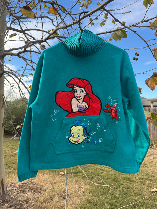 little mermaid sweatshirt adults XL