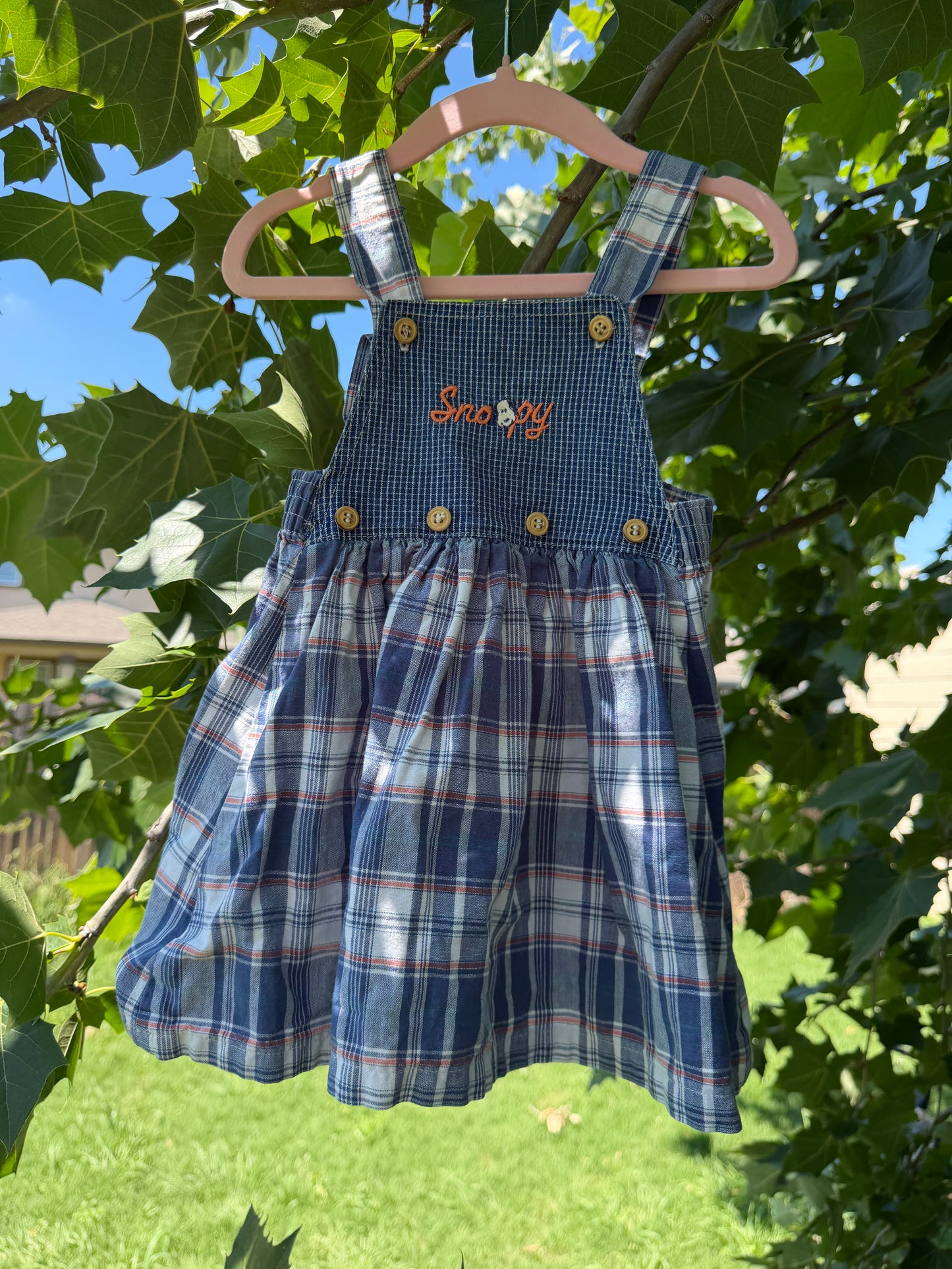 snoopy dress 18m
