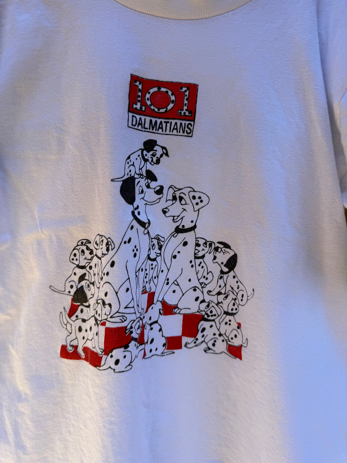 single stitch 101 dalmatians tee youth XL