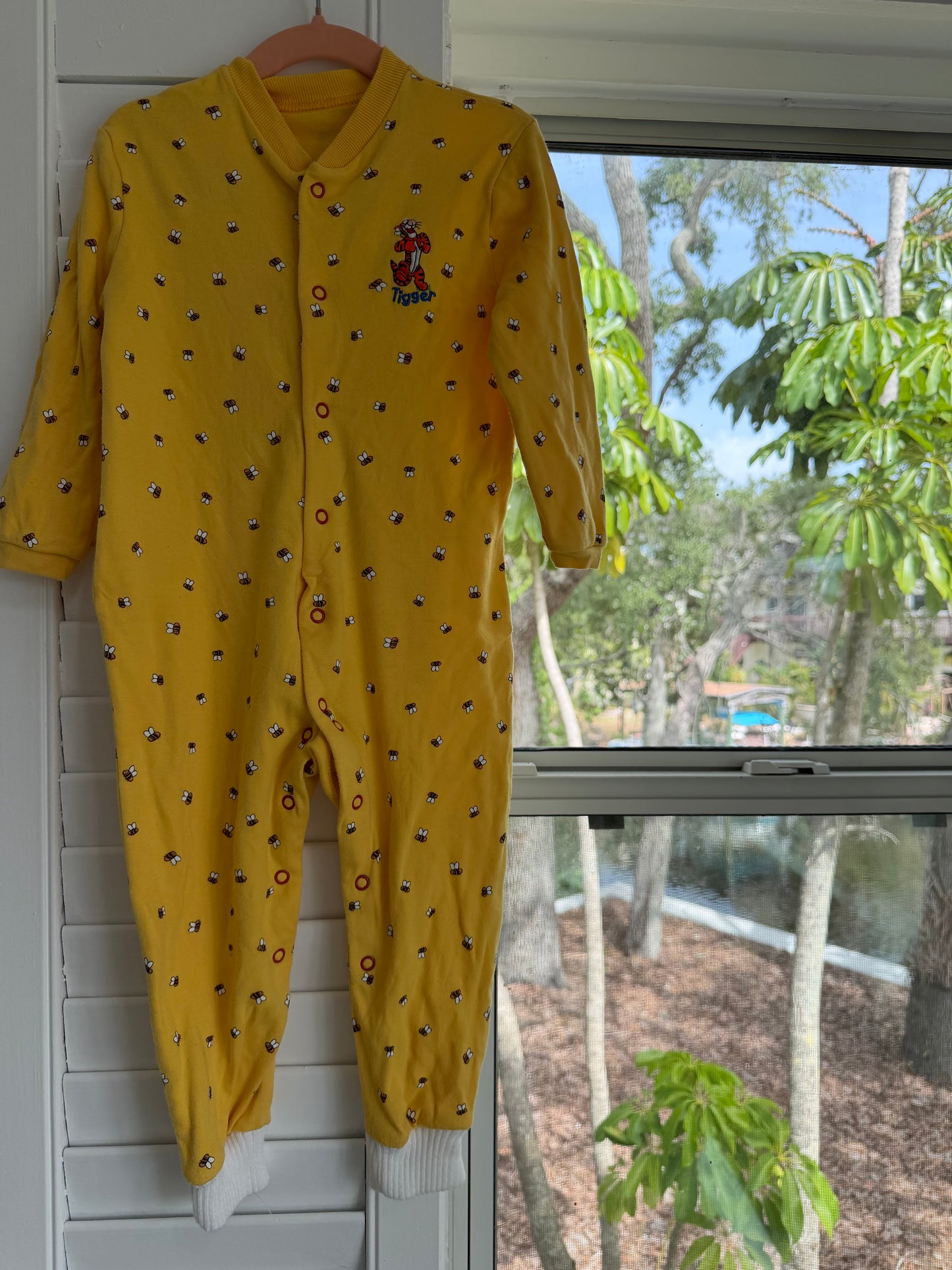 AOP tigger bee romper 12-18m
