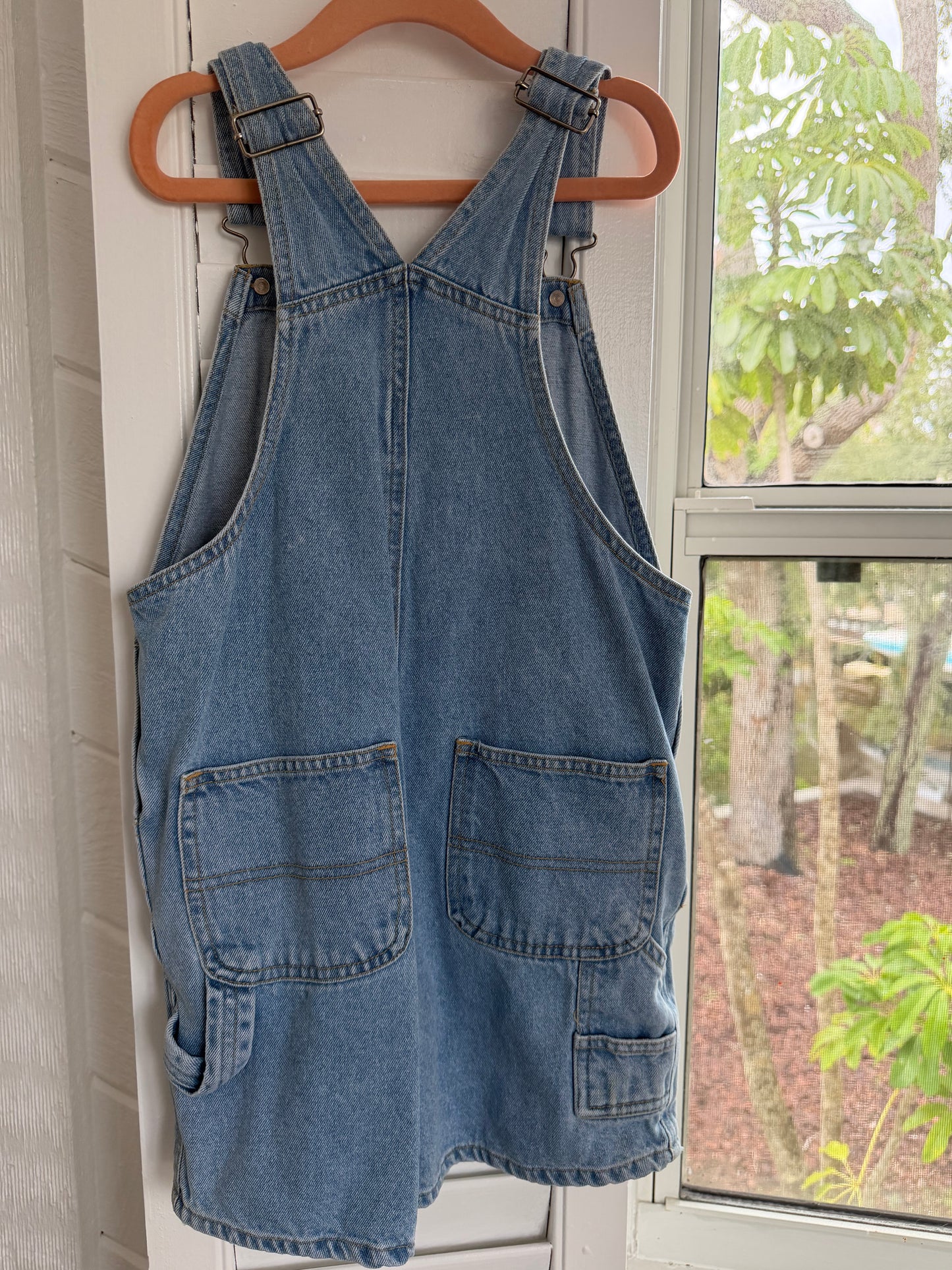 little mermaid denim overalls 4-6