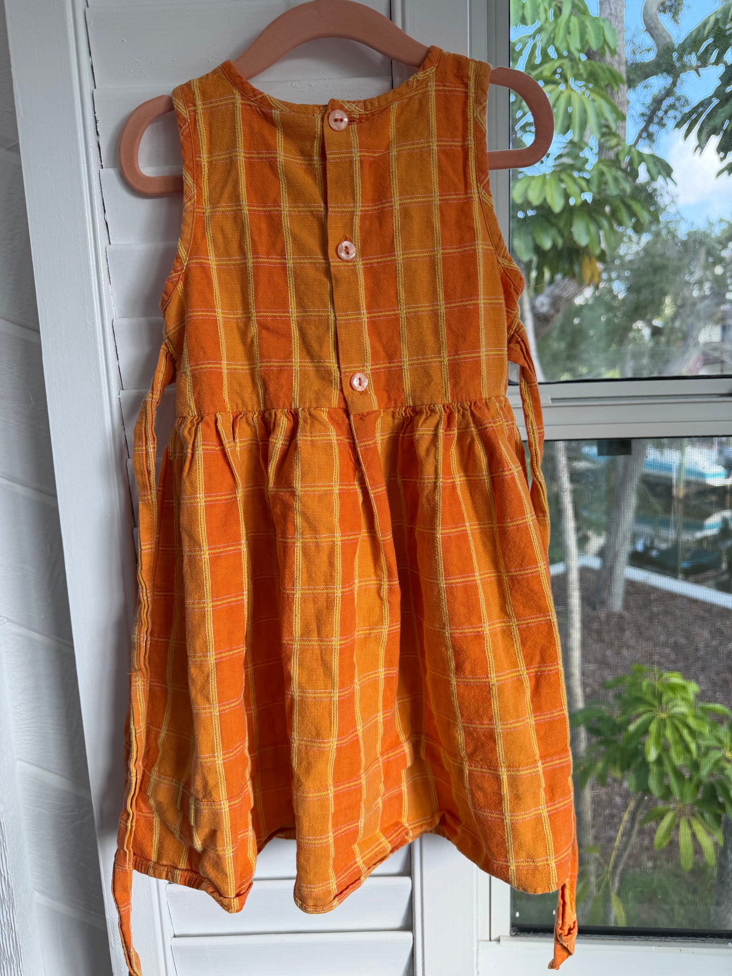 snow white gingham dress 3T