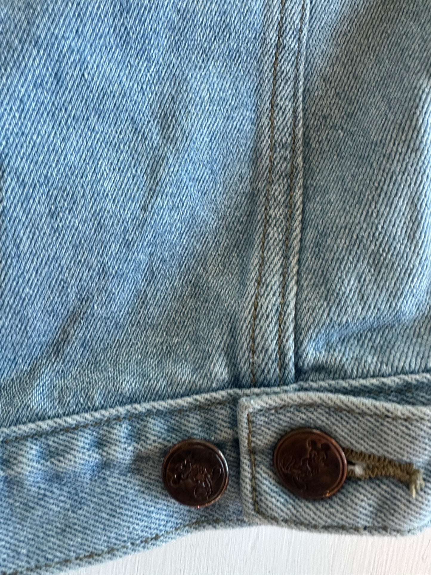 90s pooh denim jacket 4/5T