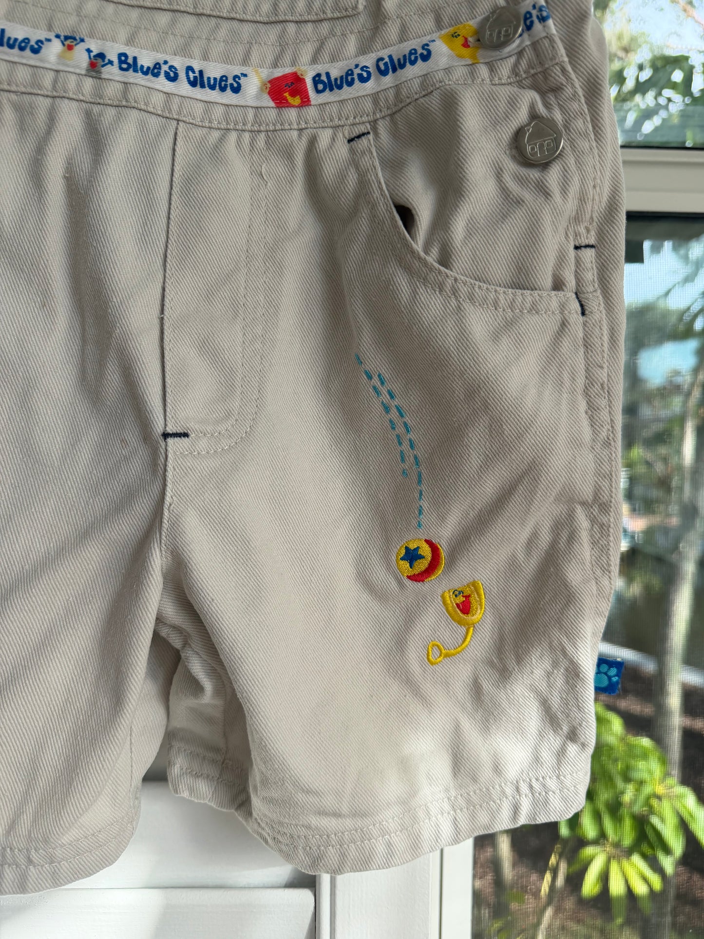 2000 blues clues shortalls 4T