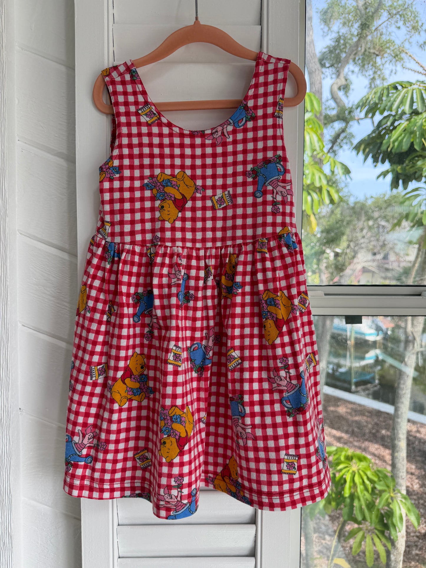 gardening pooh dress 6x