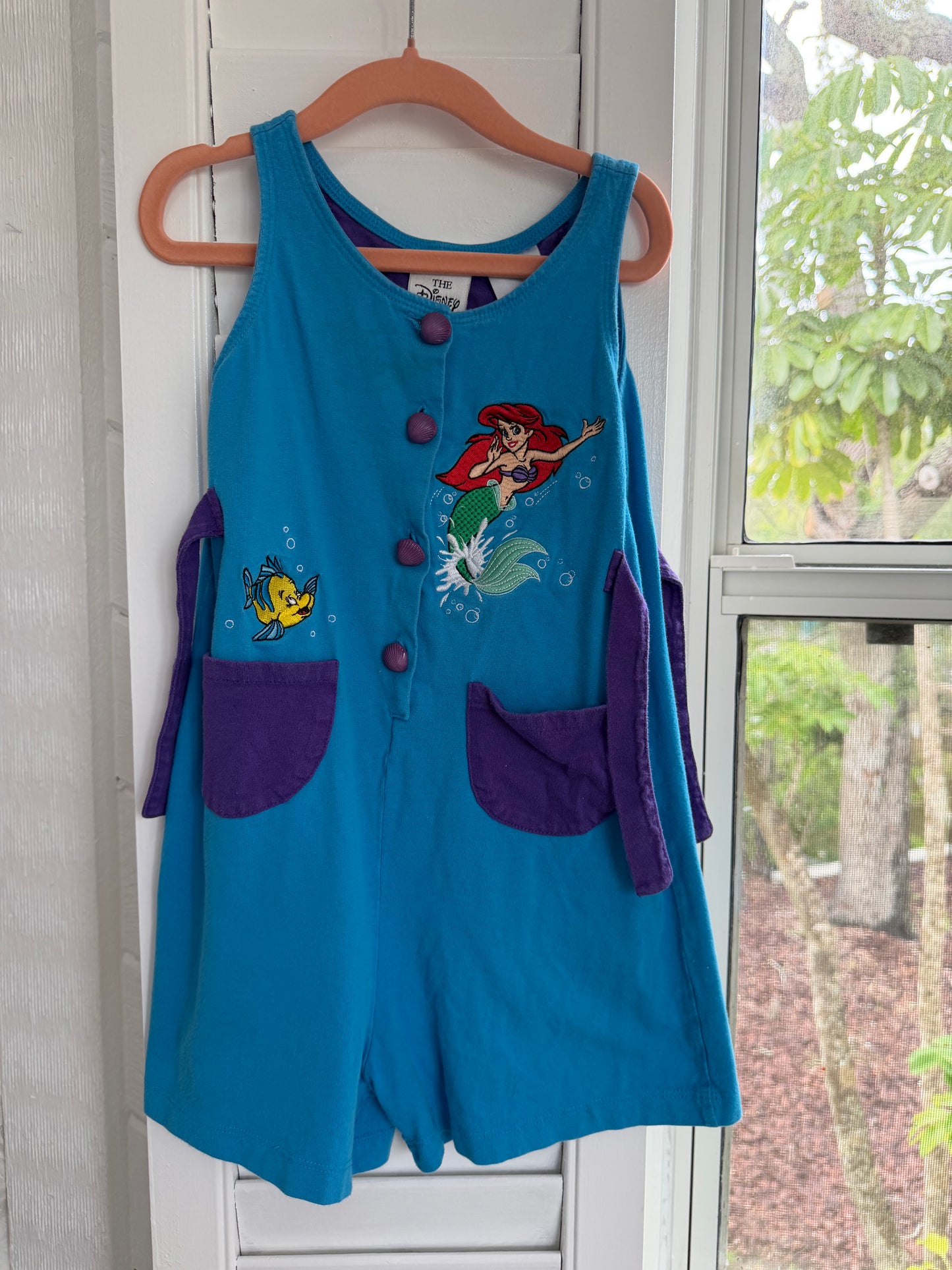 little mermaid romper 4T