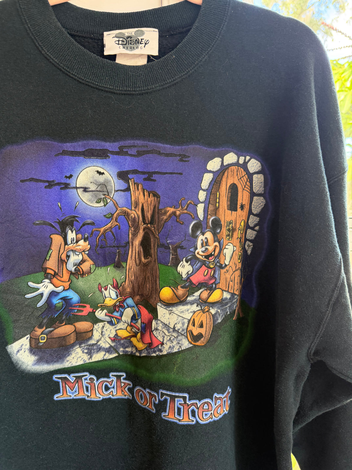 “mick or treat” sweatshirt XL