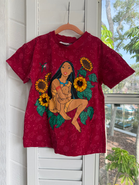 pocahontas sunflower tee