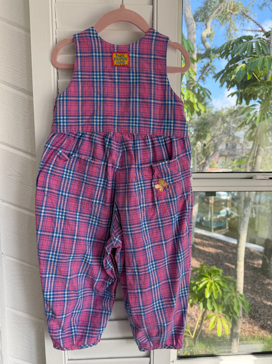 pooh summer overalls NWOT 24m