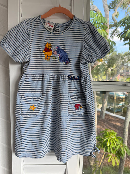 pooh beach embroidered dress 4/5