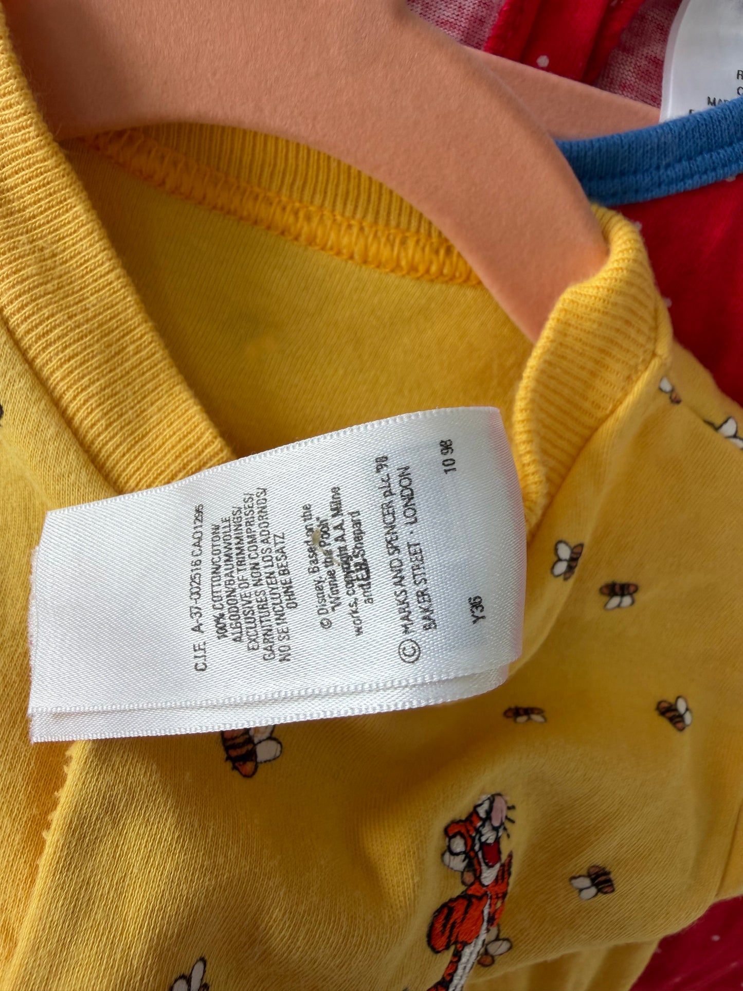 AOP tigger bee romper 12-18m