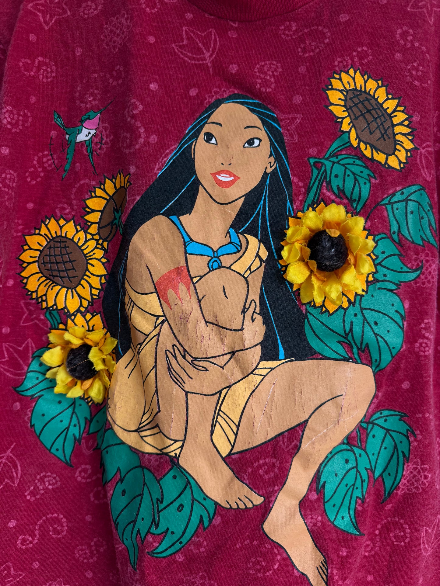 pocahontas sunflower tee