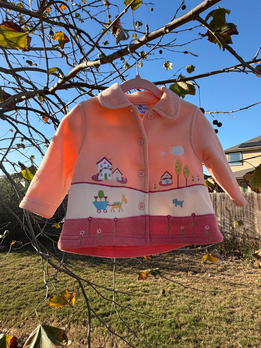 vtg fleece jacket 3-6m