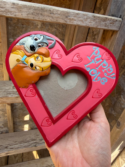 lady & tramp photo frame