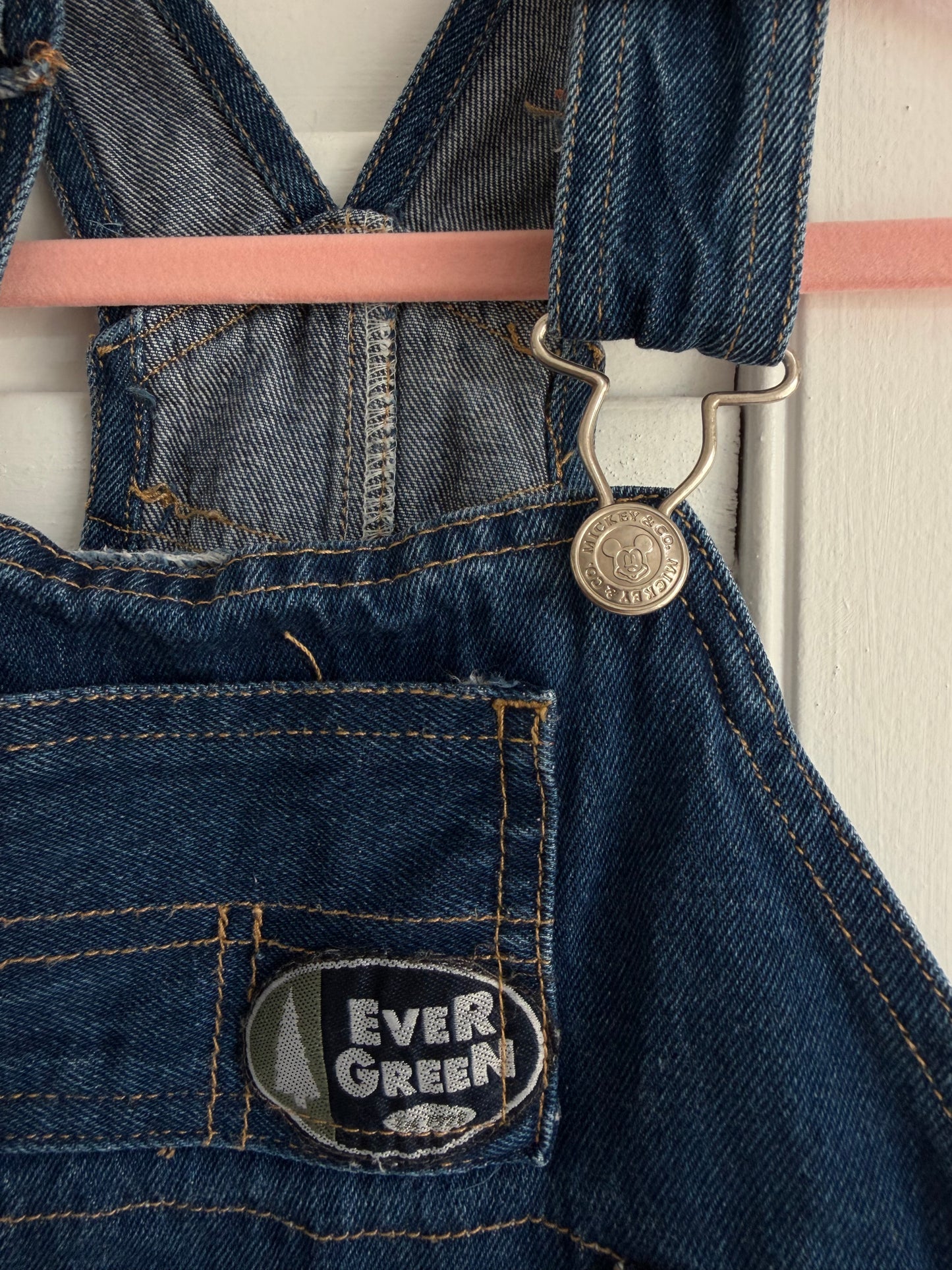 camp mickey overalls 3T