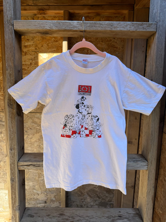 single stitch 101 dalmatians tee youth XL