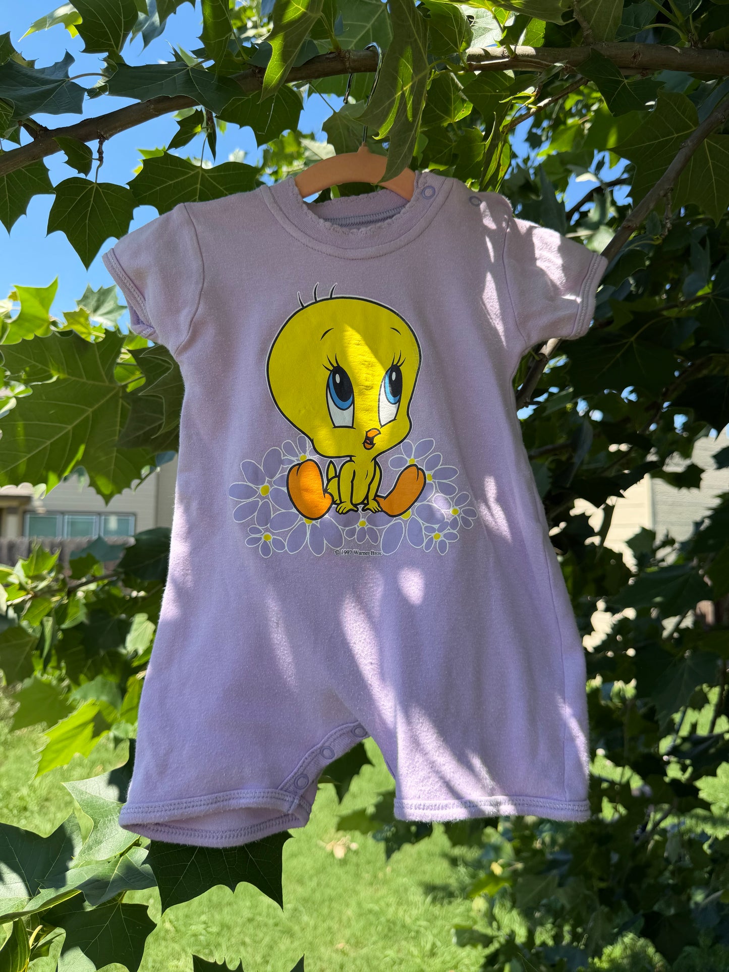 1997 tweety romper 3-6m
