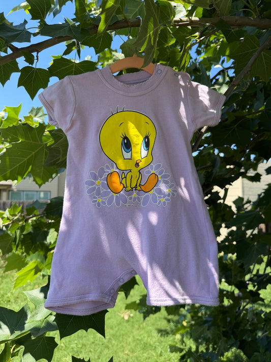 1997 tweety romper 3-6m