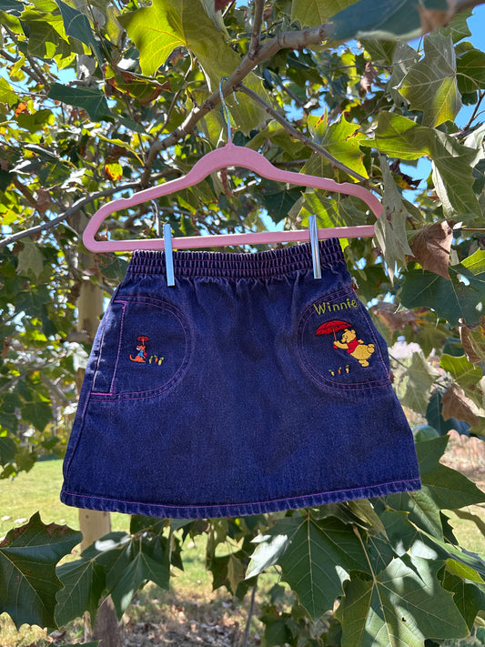 winnie the pooh "rainy day" skirt 4T