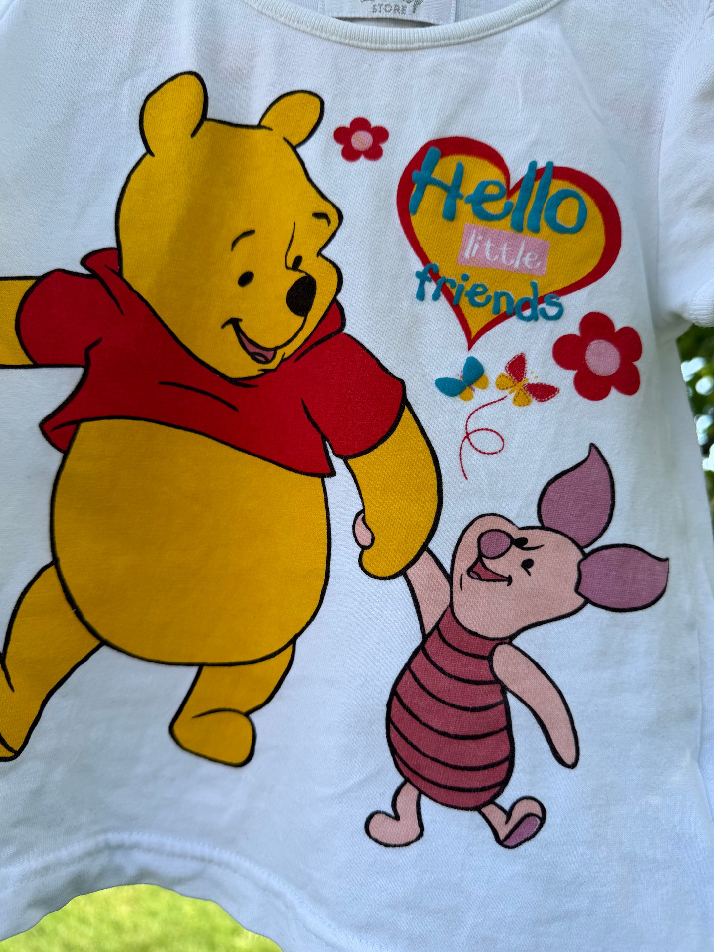 hello little friends pooh tee 3/4T