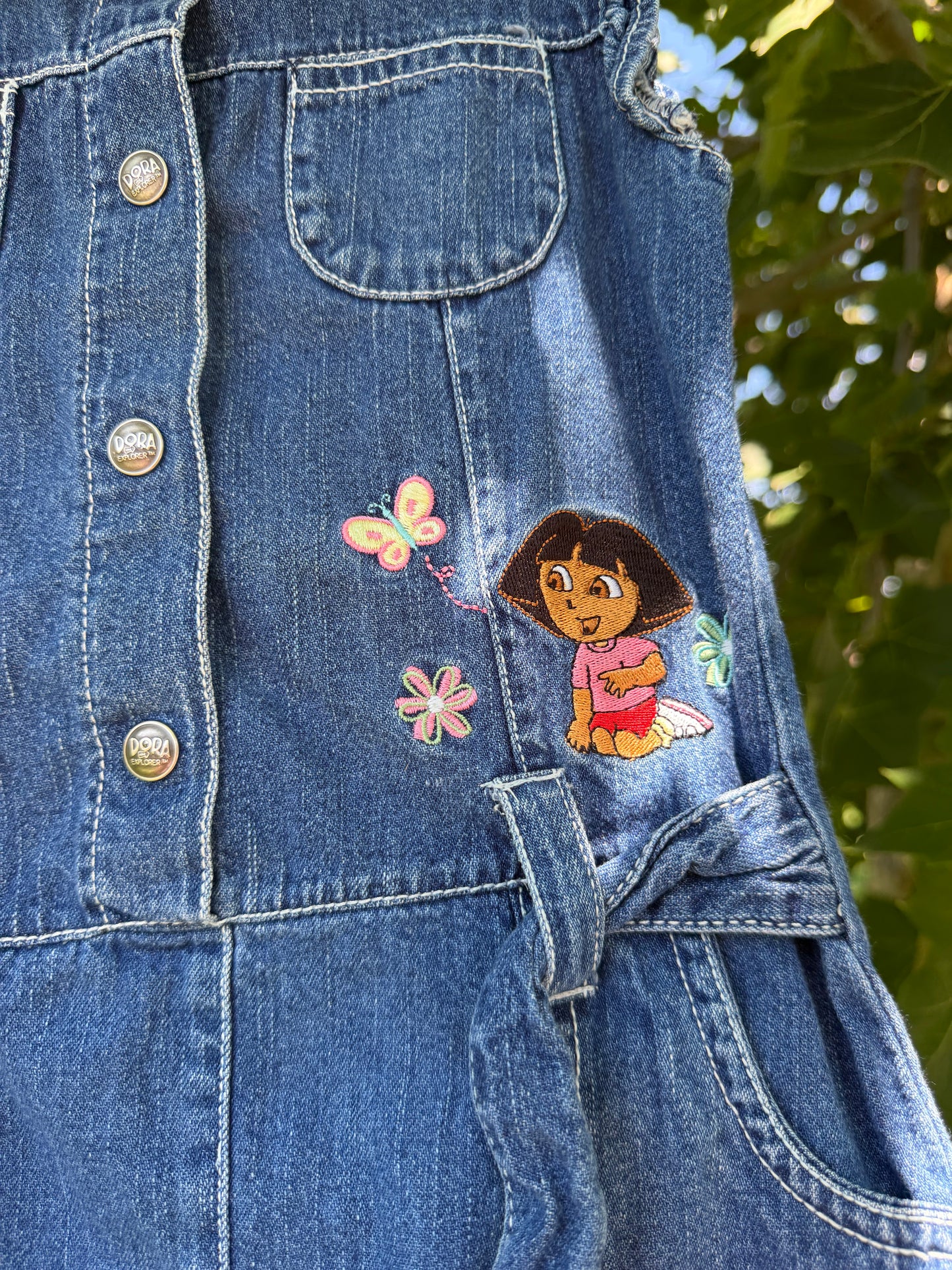 denim dora dress 5T
