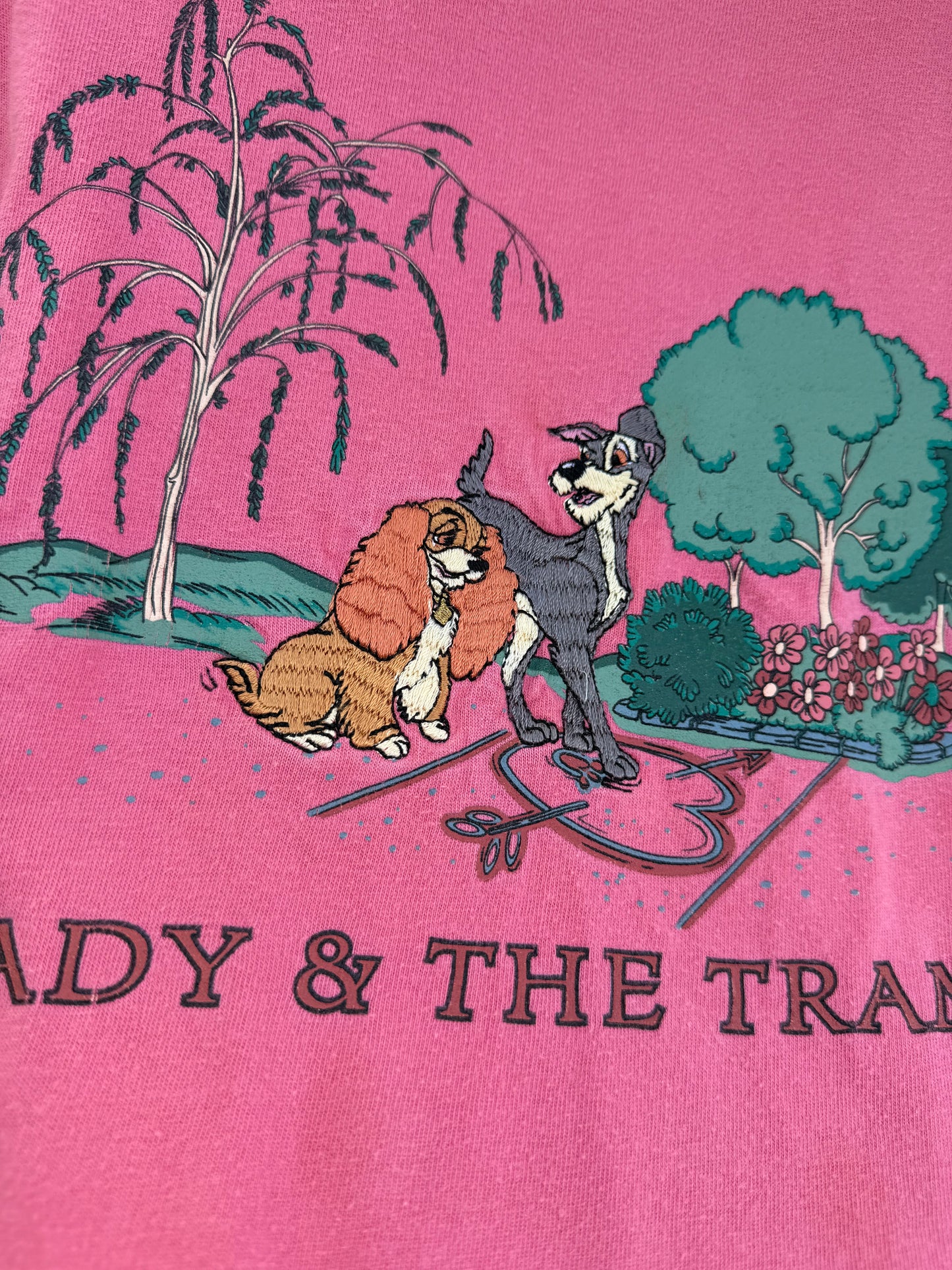 lady & the tramp t shirt 🐾 adults L