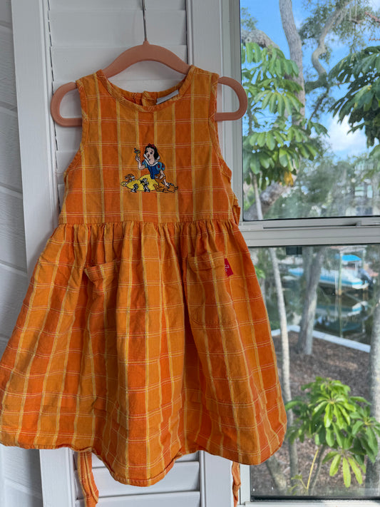 snow white gingham dress 3T