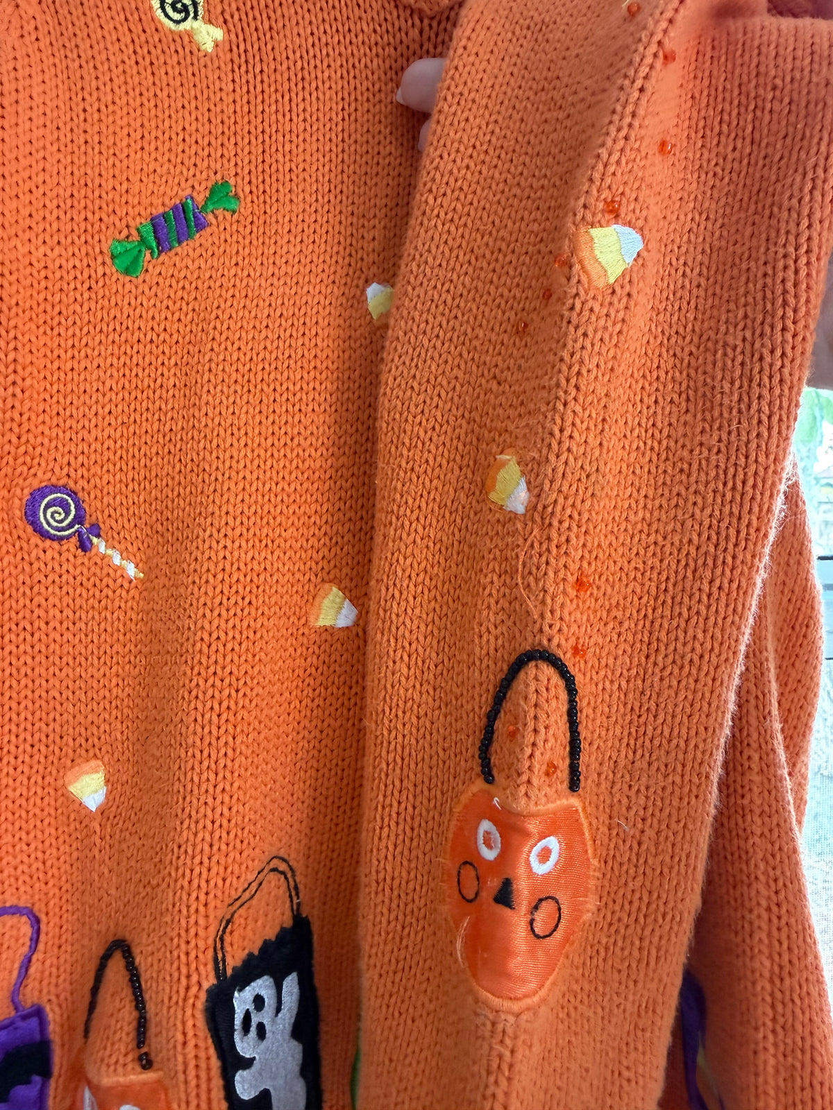 halloween hooded sweater 6-8
