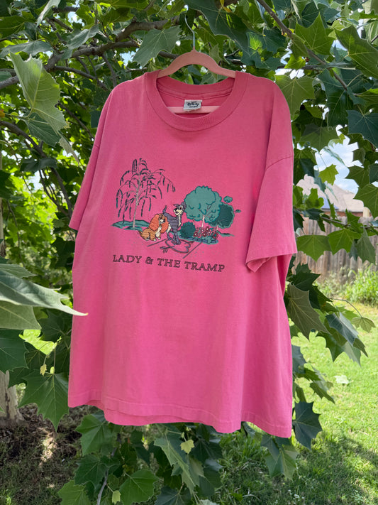 lady & the tramp t shirt 🐾 adults L
