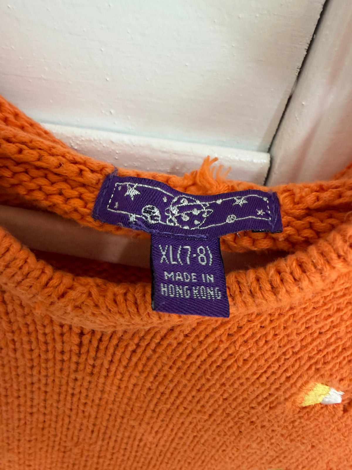 halloween hooded sweater 6-8