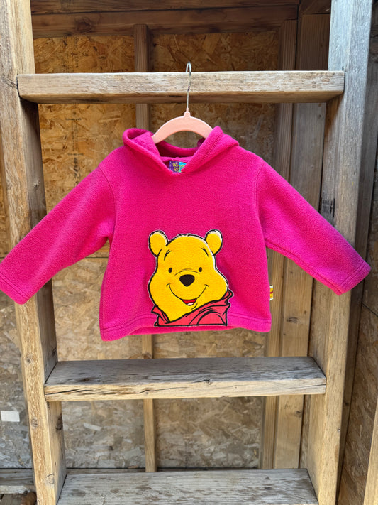 hot pink pooh hoodie 12-18m